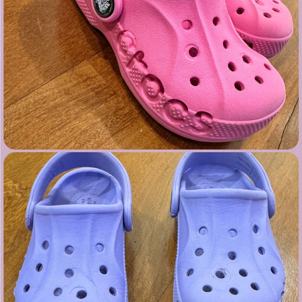 ❤️SOLD-2-PAIRS 8C CROCS❤️
